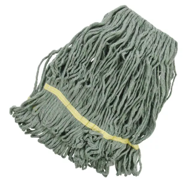 HUBERT® Mop Heads with 5" Headband 16 Ounce Blue 4-Ply Blend