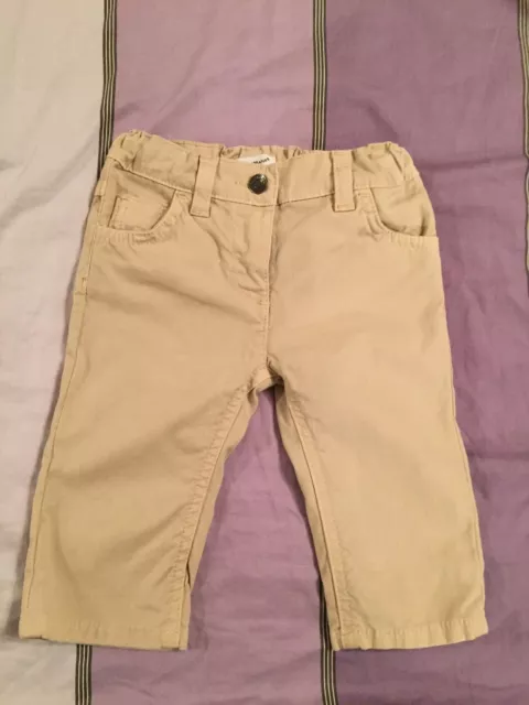 bnwt dolce gabbana 3-6 months cotton 5 pocket pants adjustable waist