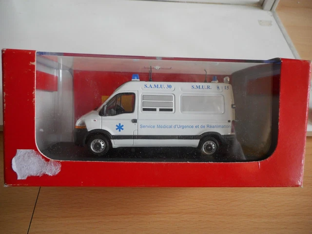 NOREV 518790 Scale 1/43 | RENAULT MASTER VAN SAMU DE LYON AMBULANCE