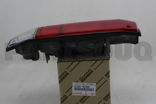 8156160300 Genuine Toyota LENS, REAR COMBINATION LAMP, LH 81561-60300 OEM