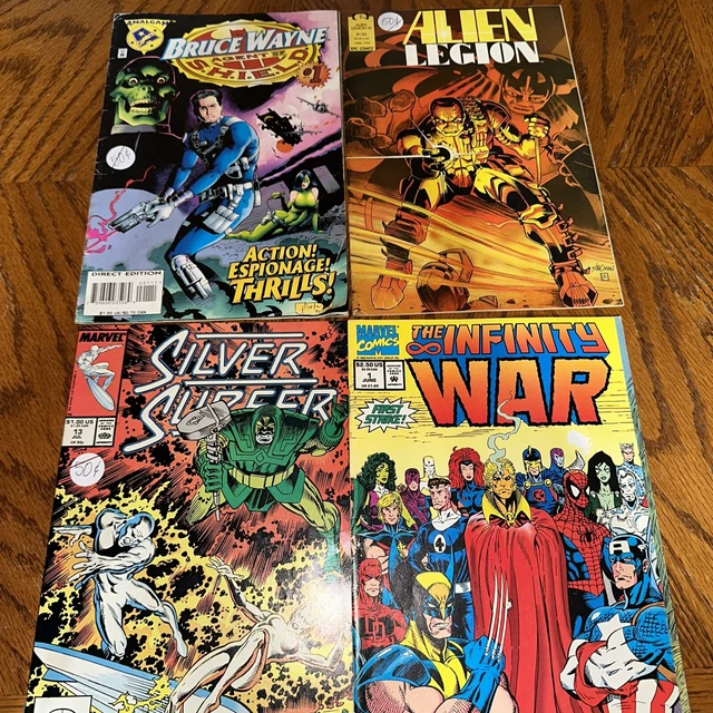 Infinity War #1 Comic Book Lot Newsstand Marvel Warlock & Thanos 1992