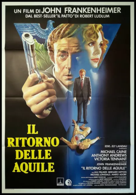 IL RITORNO DELLE AQUILE Manifesto Film 2F Poster Originale Cinema MICHAEL CAINE