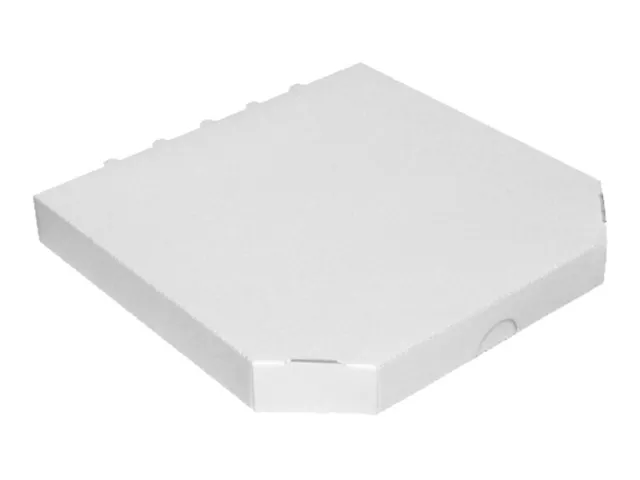 100 Pizzakarton Pizza Karton Pizzabox to go 30x30x3 cm weiß (72080)