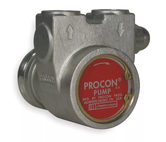 PROCON, 113A035F31CA 250, 3/8" Stainless Steel Rotary Vane Pump, 48 Max. (GPH)