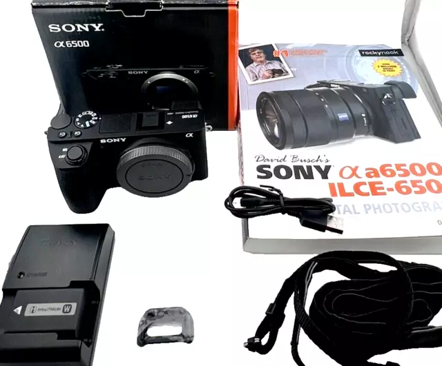 Sony Alpha a6500 Digital Camera Mirrorless WiFi UHD 4K Video 24.2MP IOB