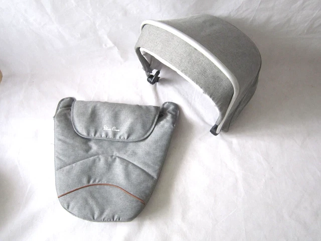 Silver Cross Pursuit Grey Hood & Apron Colour Pack