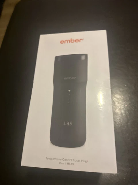 BRAND NEW SEALED Ember 12 oz Temperature Control Smart Travel Mug 2 - Black