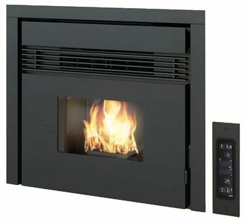Inserto Camino A Pellet Punto Fuoco Modello Prezzemolo 7,5 Kw