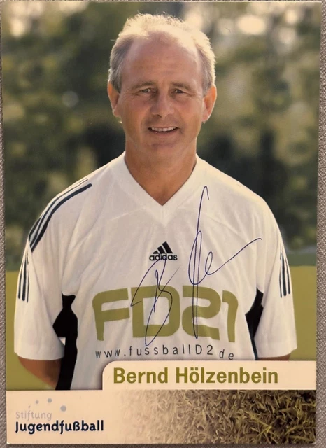 Bernd Hölzenbein Autogramm, IP signiertes Photo Bernd Hölzenbein Autogramm, IP signiertes Photo
