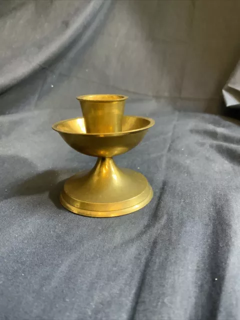 Brass Candle Stick Holder 2.5”