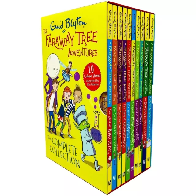 The Complete Faraway Tree Adventures 10 Colour Stories Books Collection Box Set