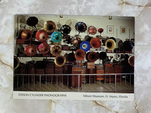 Thomas Edison Winter Home And Phonographs Museum Fort Myers Florida Postcard