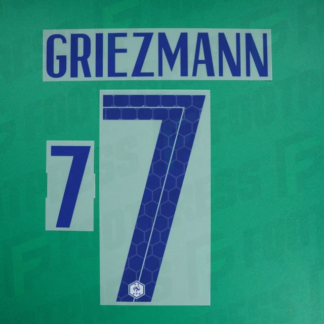 Flocage Officiel FFF Griezmann 7 - Maillot Extérieur 2020/2021 - Adulte - Neuf