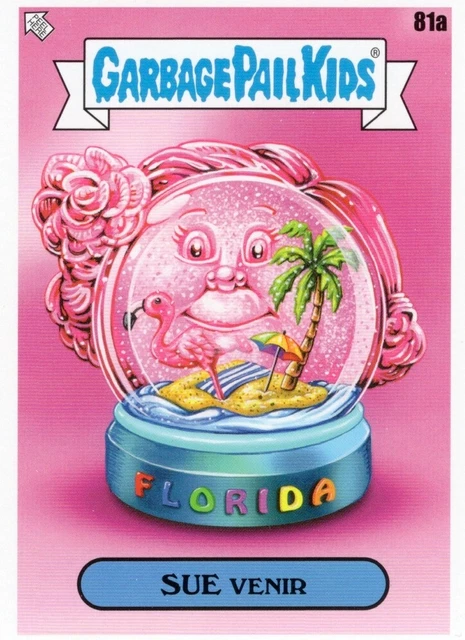 2023 GARBAGE PAIL KIDS GPK GO ON VACATION BASE SUE VENIR 81a NM