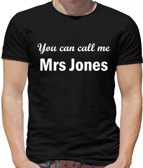 Mrs Jones Mens T-Shirt - Tom - Singer - Wife - Welsh - Music - Gift