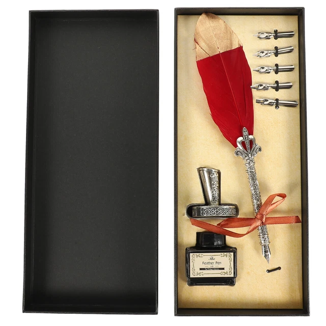 Antiker Federfüller Federstift Tinte Stift-Set Geschenksets Kalligraphie-Stift