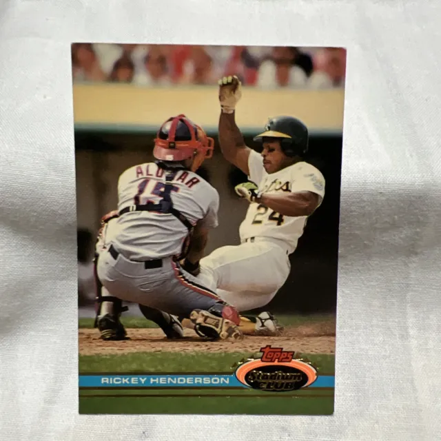 1991 Topps Stadium Club - #120 Rickey Henderson