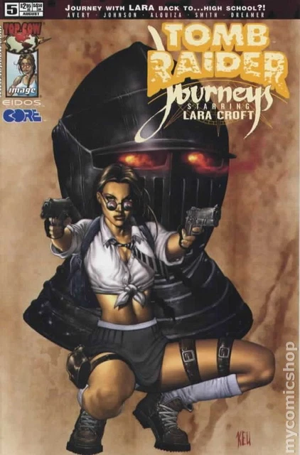 Tomb Raider Journeys #5 VF 2002 Stock Image