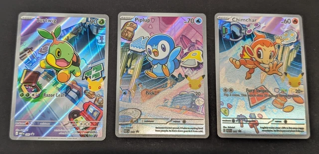 POKÉMON FIRST PARTNER Illustration Collection Series 1 Gen 4 Sinnoh ...