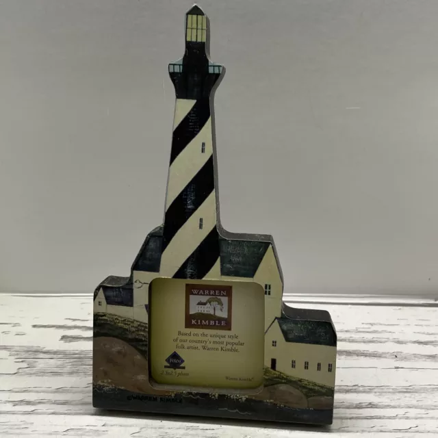 Lighthouse Picture Frame Coastal Breeze Warren Kimble 2.5x2.5 photo