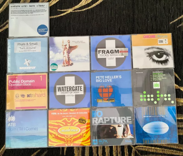 Konvolut x13 Dance/Trance CD Singles - Tocas Miracle/Paul Van Dyk/Underworld/ATB