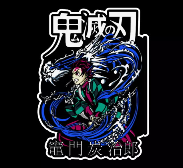 Anime Demon Slayer Tanjiro Kamado Attack -Vinyl Decal Truck Car Sticker Laptop