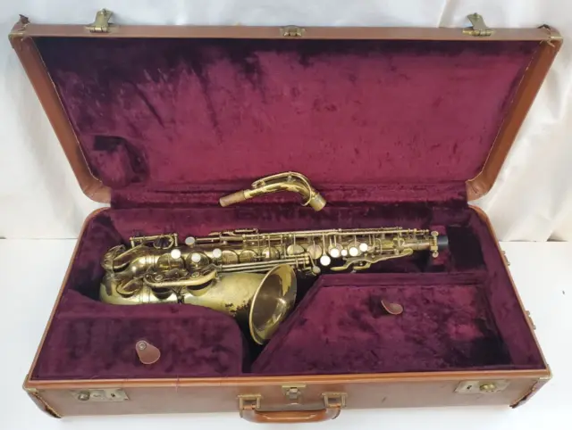1938 Selmer Paris Professional Balanced Action Alto Saxophone For Restoration