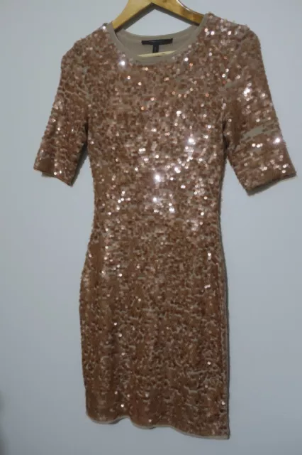 BCBGMAXAZRIA Women's Sequin Dress Size XXS