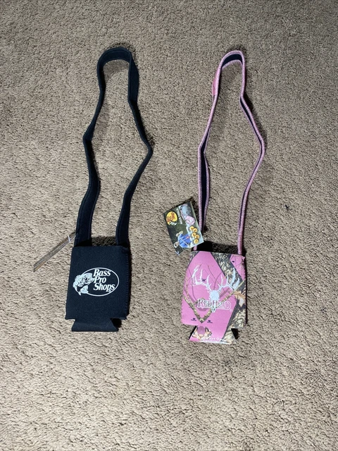 BEER COOZIE BASS Pro Black His and Hers Red Head Deer Pink Camo