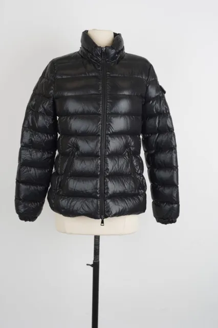 $1,600 Moncler Bady Short Down Jacket Black SZ 1/Small Missing Hood