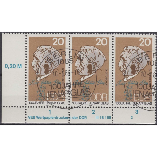 DDR Nr. 2848 DV gestempelt "Druckvermerk"