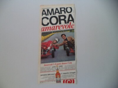 advertising Pubblicità 1974 AMARO CORA 