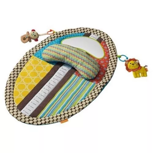 Baby - Infantino Go GaGa Tummy Time Mat with Prop-up Pillow, Plush Toy, Mirror