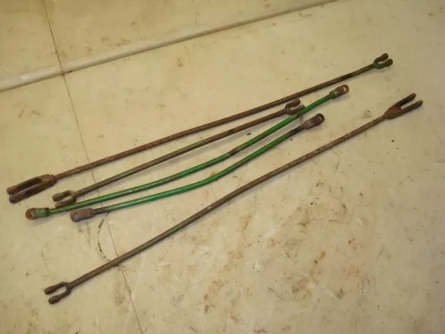 1961 John Deere 2010 Gas Tractor Brake Shifter Linkage Rods