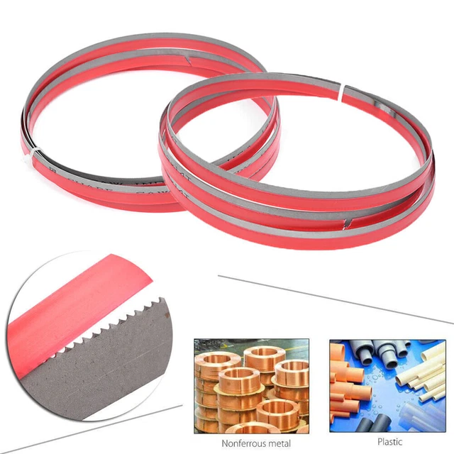 2 PCs 62" x 1/2" x 14tpi Portable Band Saw Blade M42 Bi-metal Red