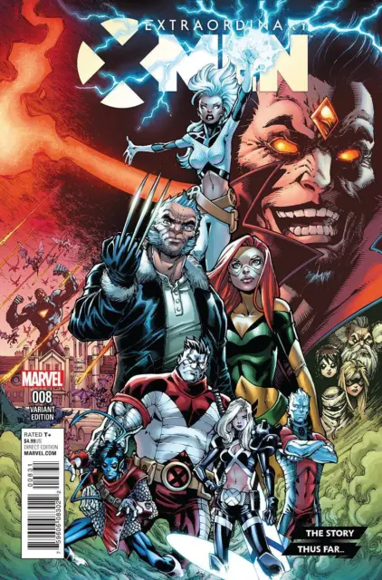 Extraordinary X-Men #8 The Story Thus Far Variant Cover Marvel Comics 2016
