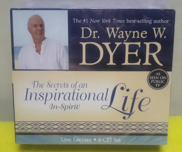 Dr Wayne W. Dyer The Secrets Of An Inspirational (In-Spirit) Life  6 Cd Set New