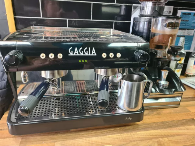 Gaggia Ruby Pro 2 Coffee Machine and Grinder