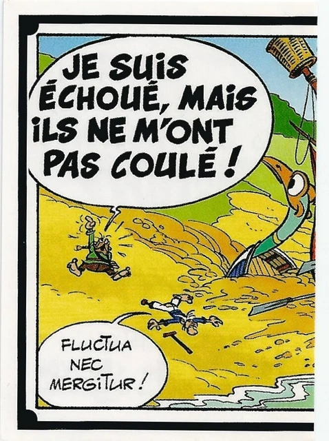 Sticker Panini Carrefour Astérix N°70 - Vintage, Occasion, Collection Années 90