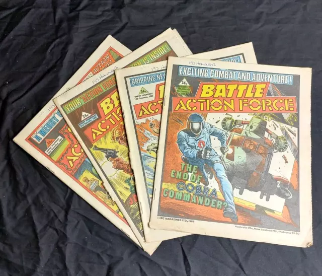 Battle Action Force Comic December 1985 Complete Month