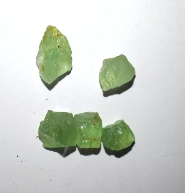 Rare Rough shimmering Kornerupine 17.95cts/5pc. Tanzania.