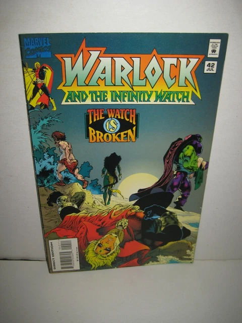 Warlock And The Infinity Watch #42 1995 Marvel HTF Low Print Run last issue!