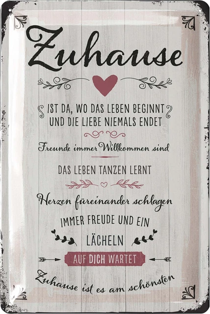 Blechschild Spruch 20x30cm Lady of the Manor in residence