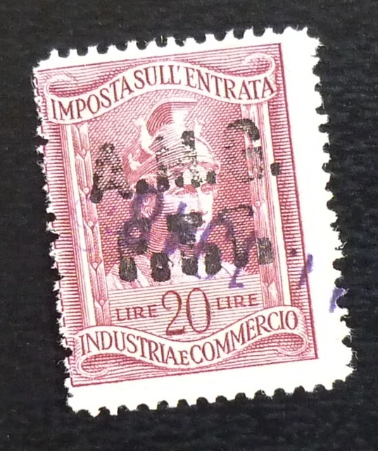 Trieste - Italy - Yugoslavia - AMG FTT Revenue Stamp - 20 Lire A14