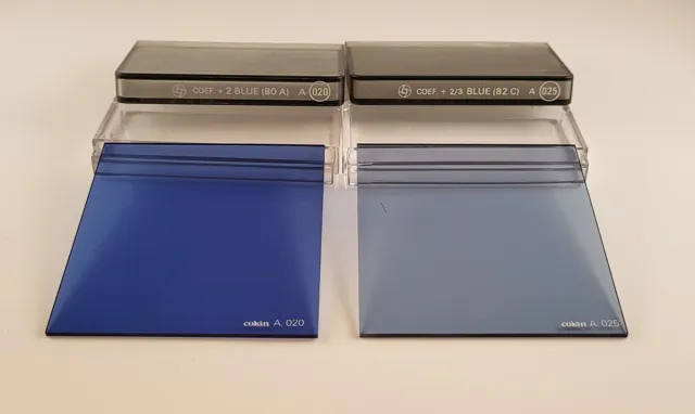 Filtros Cokin serie A A020 - 025 filtros azules