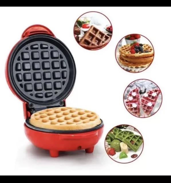 Macchina per waffle piastra antiaderente 350 Watt per cialde Fantastica