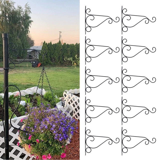 10pcs Plant Hanger Flower Pot Plant Holder 10" Wall Mount Plant Brackets Hanger