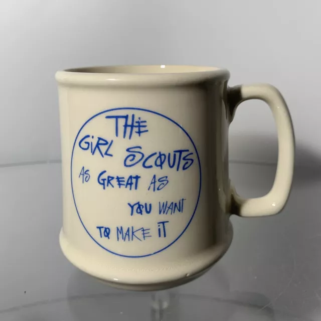 The Girl Scouts As Great As You Want To Make It Vintage Ceramic Coffee Mug