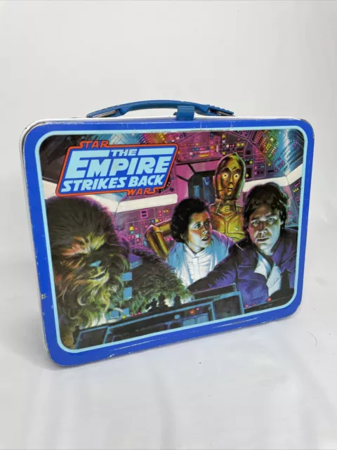 1980s STAR WARS EMPIRE STRIKES BACK METAL LUNCHBOX No Thermos