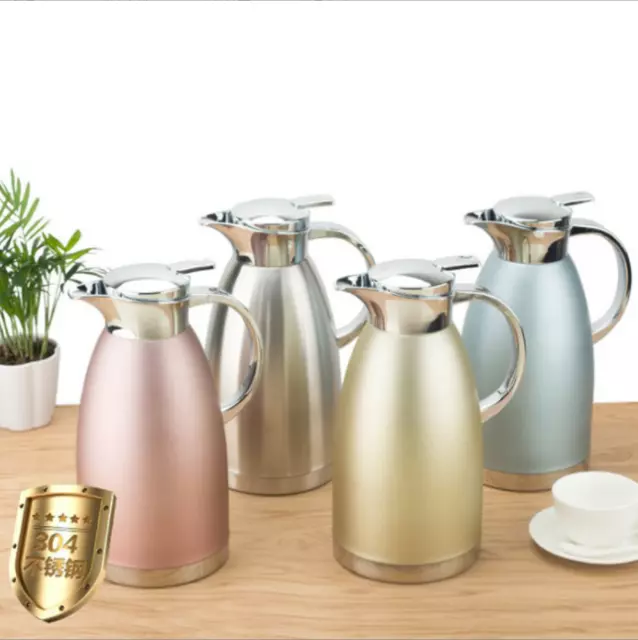 Thermal Insulated Carafe Coffee Jug kettle Hot Cold Water Flask